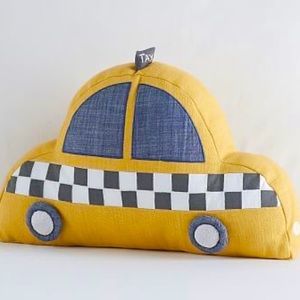 PBKids Taxi Glow in the Dark Pillow
